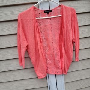 Girls XL almost famous too lace back cardigan